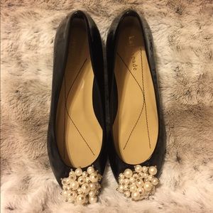 New Kate Spade Black Flats Size 7